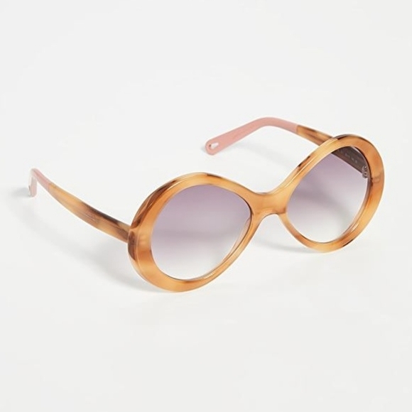 Chloe Accessories - Chloé Women's Oversized Bonnie Infinity Sunglasses Lt Havana Gradient Purple